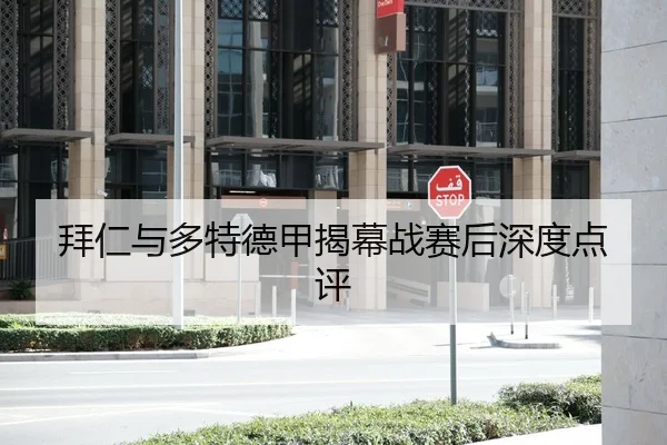 拜仁与多特德甲揭幕战赛后深度点评